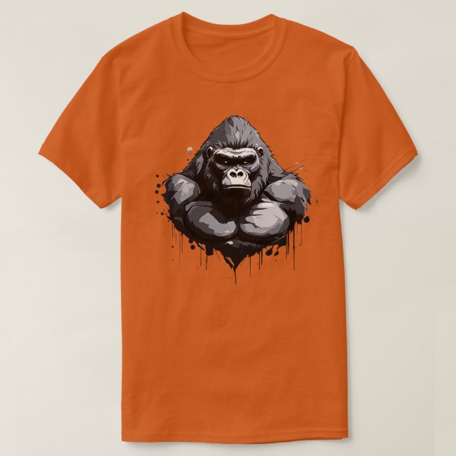 Camiseta Vintage Gorilla (Frente do Design)