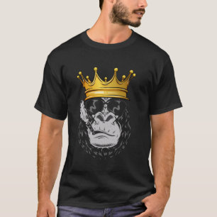 Camiseta Vintage Gorilla King Smoking Cigar Classic
