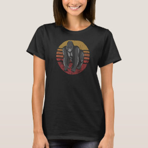 Camiseta Vintage Gorilla Retro Style Gorilla Monkey