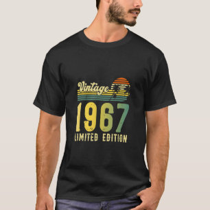 Camiseta Vintage gráfico de aniversário bonito de 1967