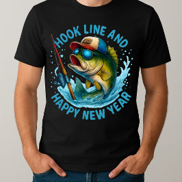 Camiseta Vintage: gráfico de pesca para presente de pai