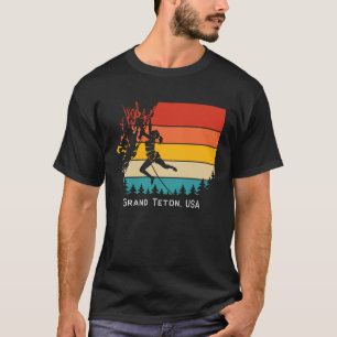 Camiseta Vintage Grand Teton USA Rock Escaldering M