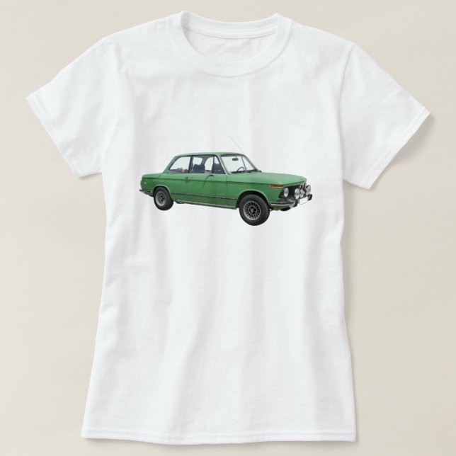 Camiseta Vintage Green BMW (Frente do Design)