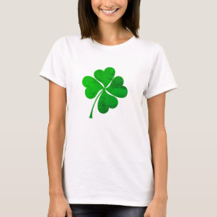 Camiseta Vintage Green Lucky Clover Rua.