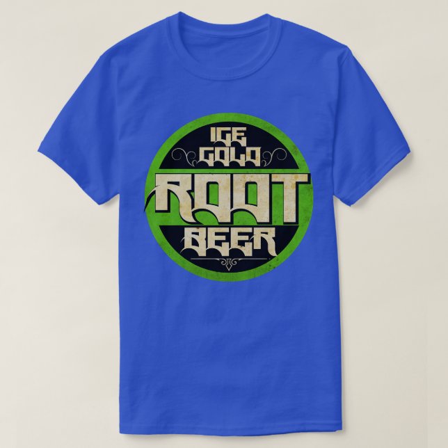 Camiseta Vintage Green Root Beer (Frente do Design)