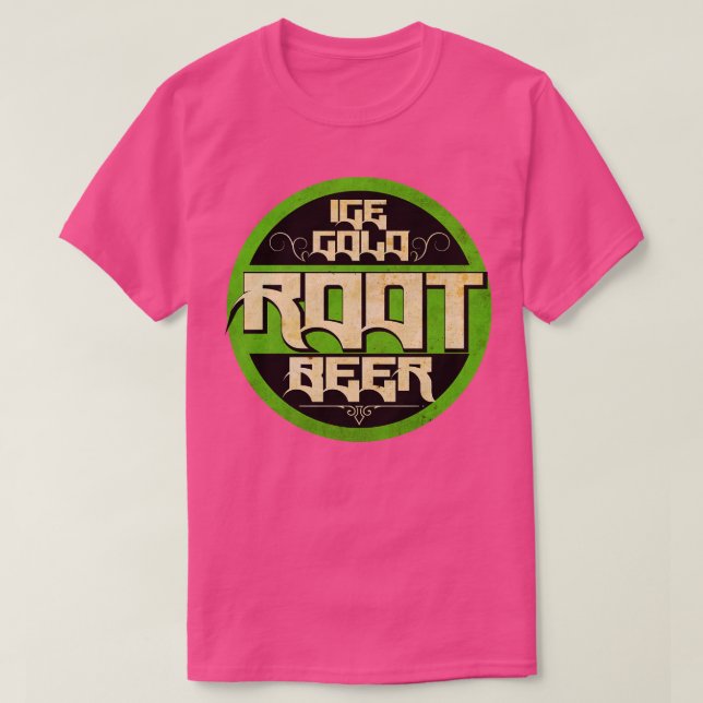 Camiseta Vintage Green Root Beer (Frente do Design)