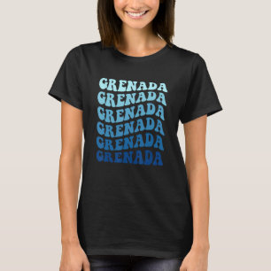 Camiseta Vintage Grenada Vacinação Souvenir Groovy Retro Wa