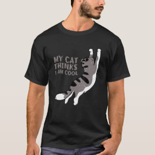 Camiseta Vintage Groovy Original Legal Meu Gato Acha Que So