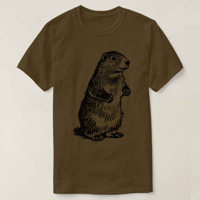 Camiseta Vintage Groundhog 1 (Frente do Design)