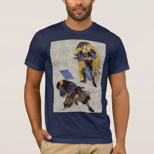 Camiseta Vintage - guerreiros japoneses