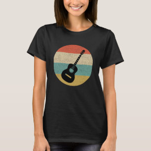Camiseta Vintage Guitar Design T-Shirt