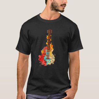 Camiseta Vintage Guitar Gift For Men Women Music Banda Guit
