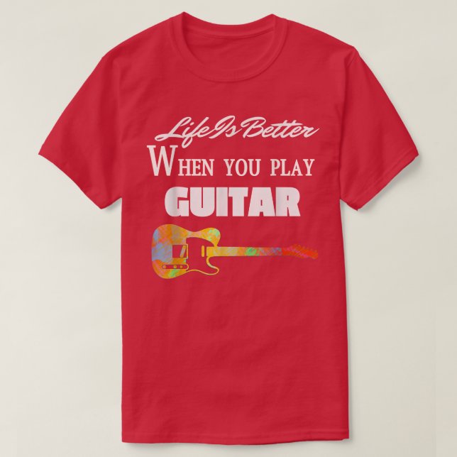 Camiseta Vintage Guitar Guitarista Instrumento Elétrico (Frente do Design)