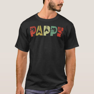 Camiseta Vintage Guitar Men Music Pappy Guitarist