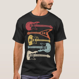 Camiseta Vintage Guitar Player Tee For Men Women Music Band