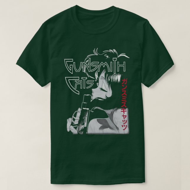 Camiseta Vintage Gunsmith Cats Essential TSirt (Frente do Design)