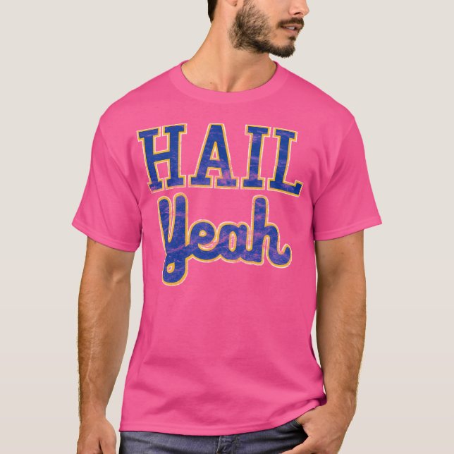 Camiseta Vintage Hail Sim Script Pittsburgh (Frente)