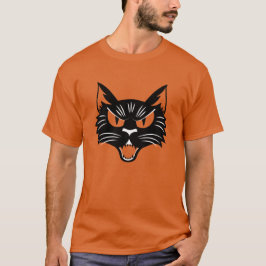 Camiseta Vintage Halloween Black Cat