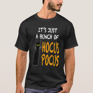 Camiseta Vintage Halloween Black Cat É só um monte de H