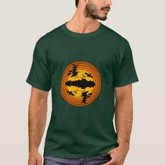 Camiseta Vintage Halloween Bruxo Retro