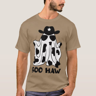 Camiseta Vintage Halloween Costume Western Boo Haw Ghost Sp