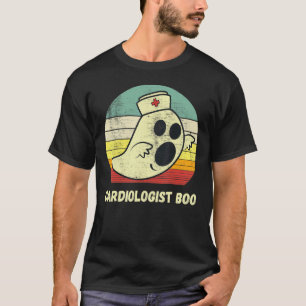 Camiseta Vintage Halloween Ghost Cardiologista Boo Doctor M