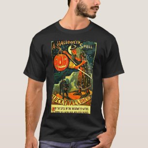 Camiseta Vintage Halloween Graphic Easy Costume Witume E C