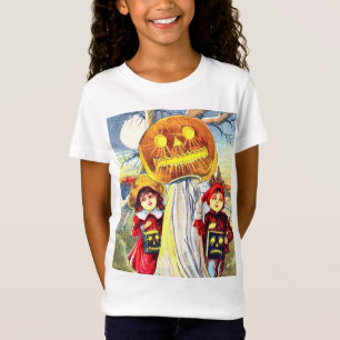 Camiseta Vintage Halloween Pumpkin Ghost