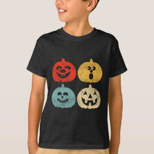 Camiseta Vintage Halloween Pumpkin Mulheres