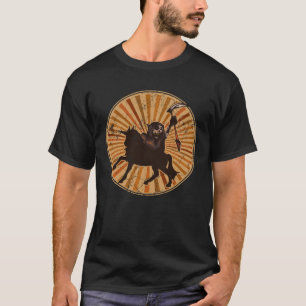Camiseta Vintage Halloween Skull Sweet or Sour Grim Reaper