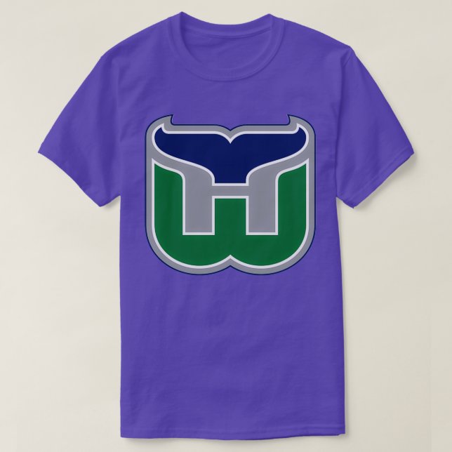 Camiseta Vintage Hartford Hockey Retro Whalers 1 (Frente do Design)