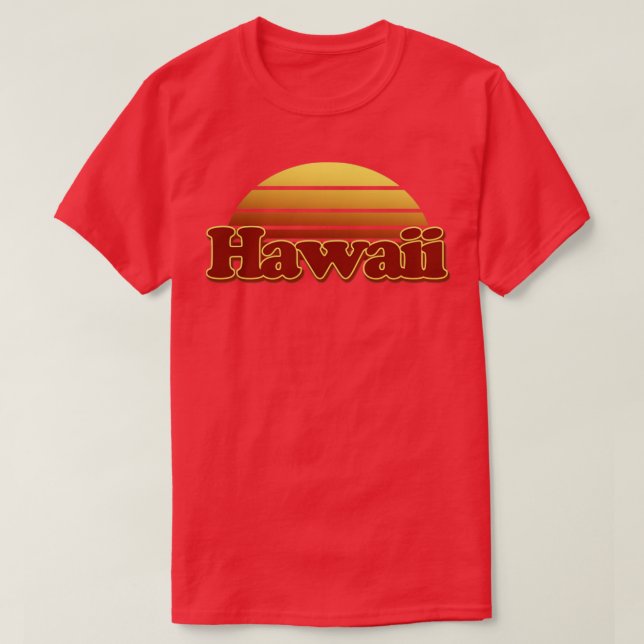 Camiseta Vintage Hawaii (Frente do Design)
