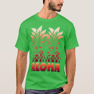 Camiseta Vintage Hawaii Aloha State Hawaiian Pineapple