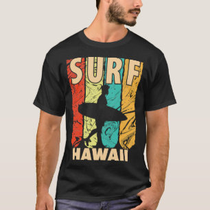 Camiseta Vintage hawaii surfing Beaches Summer para surf lo