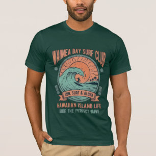 Camiseta Vintage Hawaii Tiki Surf