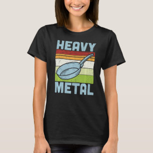 Camiseta Vintage Heavy Metal Comida Cook Culinário Chef Coo