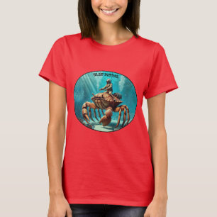 Camiseta Vintage Helmet Diver dirigindo um URM de caranguej