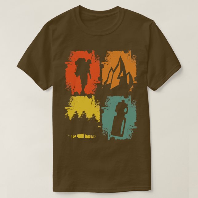 Camiseta Vintage Hiking 2 (Frente do Design)