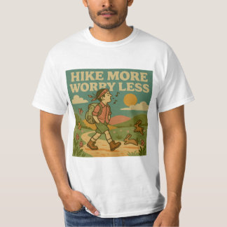 Camiseta Vintage Hiking & Nature Lover T-Shirt