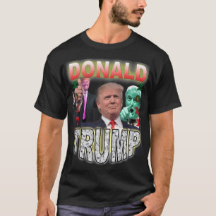 Camiseta Vintage Hip Hop Donald Trump