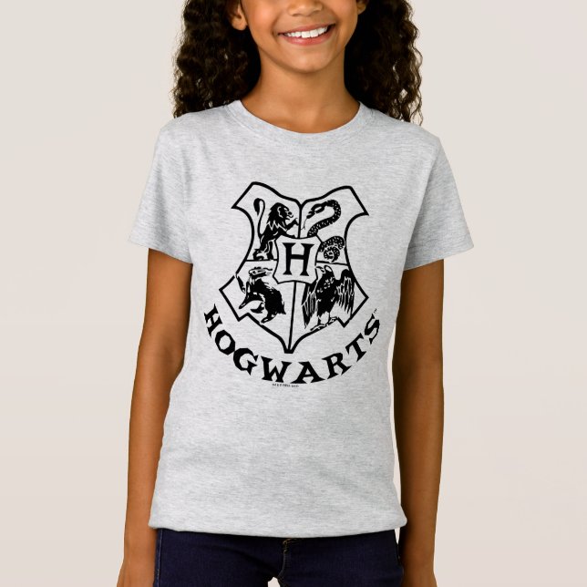 Camiseta Vintage HOGWARTS™ School Crest (Frente)