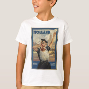 Camiseta Vintage Holland Air Viagem