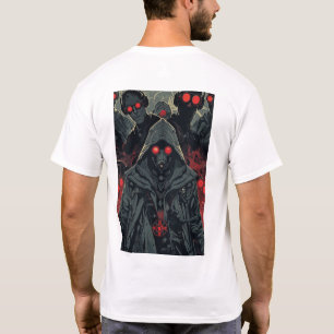 Camiseta Vintage Horror Movie Poster - Figura fechada