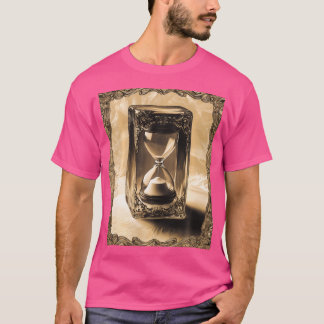 Camiseta Vintage Hourglass Gótica Steampunk Art