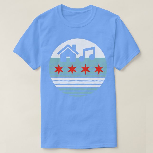 Camiseta Vintage House Music (Frente do Design)