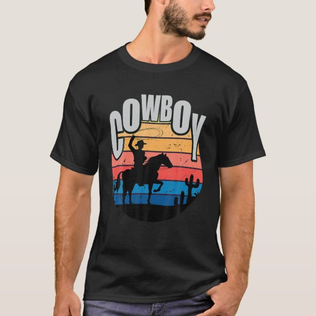 Camiseta Vintage Howdy Western Country Cowboys (Frente)