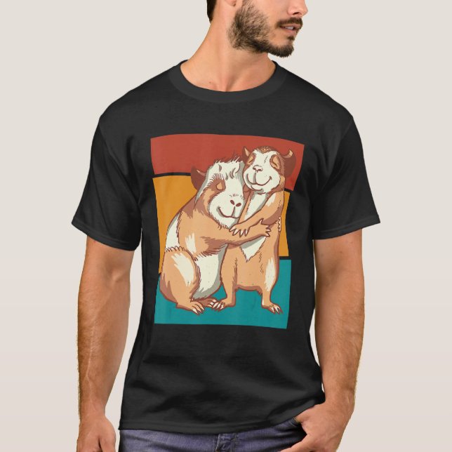 Camiseta Vintage Hugginh Guiné Pig (Frente)