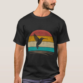 Camiseta Vintage Hummingbird Retro Distressed Hummingbird