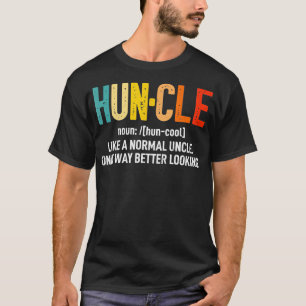 Camiseta Vintage Huncle Definition Dia de os pais Engraçado