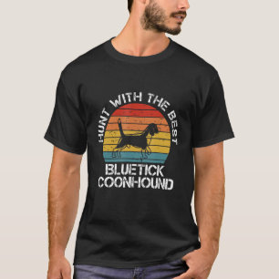 Camiseta Vintage Hunt Com A Melhor Caça De Contorno Blueti